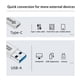 thumbnail image 5 of Adaptador QC 4.0 USB 3.1 A PD Tipo C 10 Gbps 5 V 3 (gris), 5 of 6