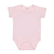RABBIT SKINS Baby Soft Fine Jersey Short Sleeve Bodysuit (4424) Ballerina, 12M