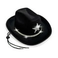thumbnail image 2 of AWZXDE Sparkly Star Kids Hat Cowboy Hat For Kids Western Party Festival Sun Outdoor Play For Girls And Boys Black, 2 of 5