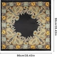 thumbnail image 2 of AWAYTR 35" Large Square Satin Head Scarf - Silk Hair Scarf Square Hair Bandanas Women Sleeping Head Wraps, 2 of 8