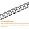 thumbnail image 4 of Uxcell Iron Flat Chain Strap, 24" Handbag Chains Purse Straps DIY Replacement, Silver, 4 of 6