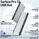 thumbnail image 2 of Estación de Acoplamiento Yeemie Pro Quad 4K HDMI USB Hub para Surface Pro 12, 2 of 9