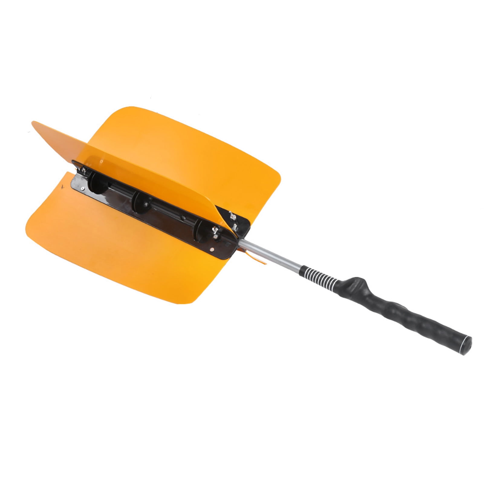 YAHHU ABS Humanized Non-Slip Grip Golf Propeller Fan Trainer Swing Wind Power Training Tool Practice Supplies, Yellow, 30.31 inches / 77 cm