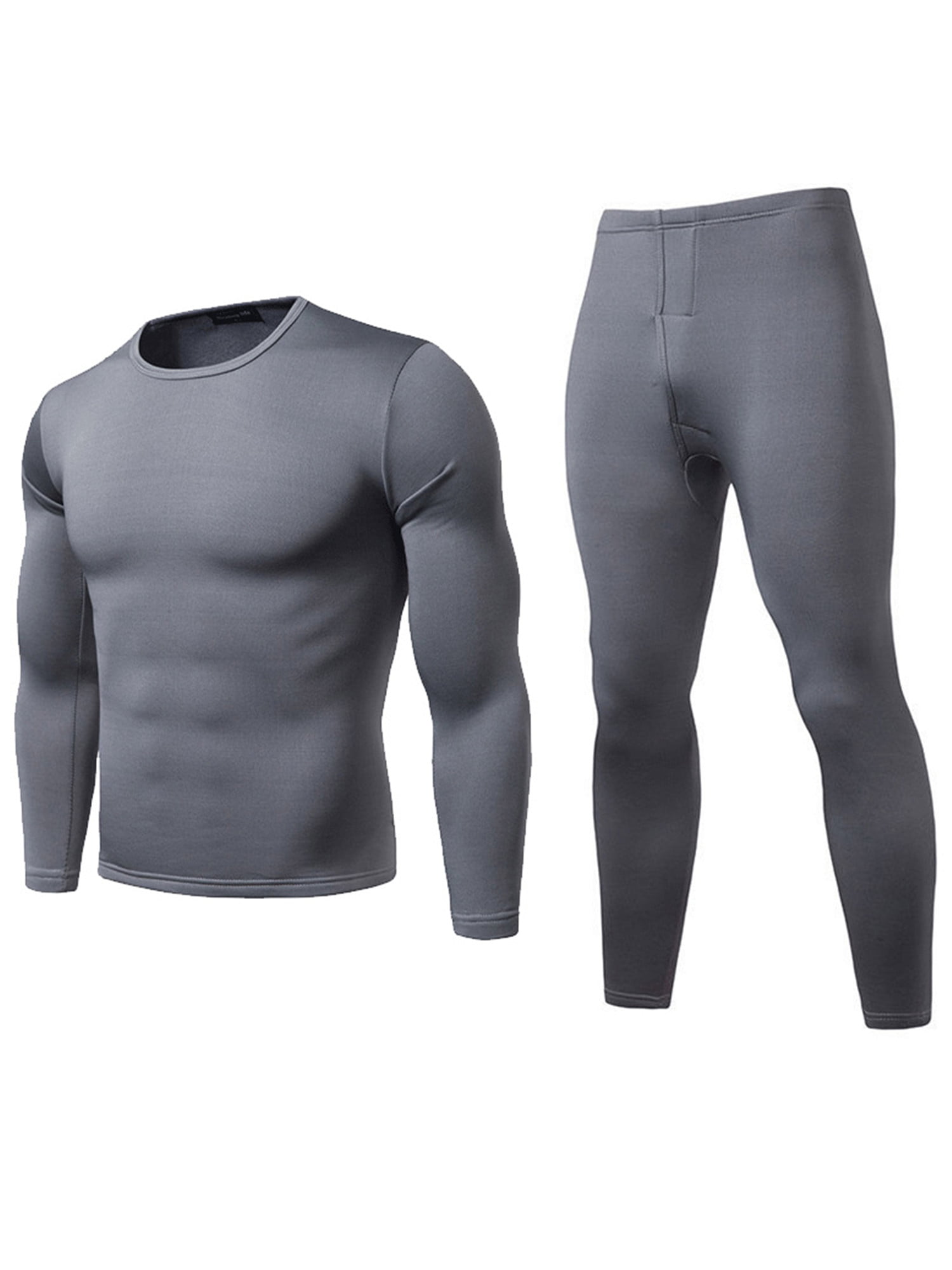 Mens Thermals Winter Thermal Underwear Set Long Johns for Men Warm Long Sleeve Top & Thermal Leggings for Skiing Cycling 
