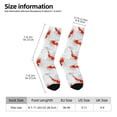 thumbnail image 6 of Uemuo Koi Fish Corals,Spring Summer Pattern Women's Crew Socks, Soft Durable Breathable Moisture-Wicking with Odor Control Cotton socks, 6 of 9