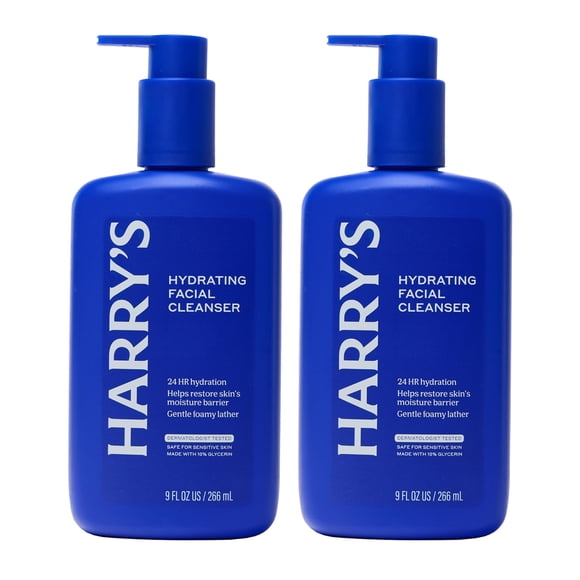Limpiador facial hidratante Harry's, 2 unidades, 532 ml