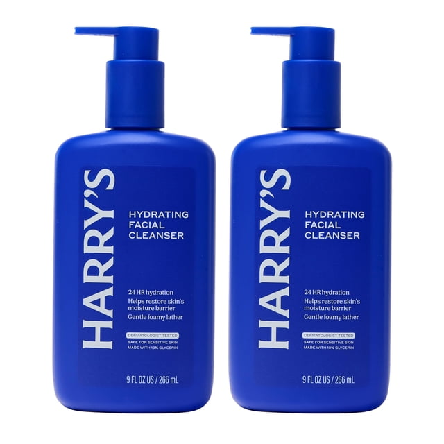 Limpiador facial hidratante Harry's, 2 unidades, 532 ml