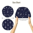 thumbnail image 2 of White anchors dots navyblue Silk Bonnet for Sleeping Women Men, Adjustable Elastic Satin Bonnet Bonnet for Sleeping, Soft Similar Silk Curly Cuteness Hair Bonnet for Sleeping, 2 of 7