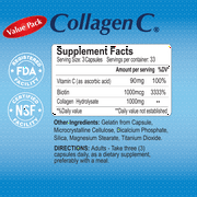 Alfa Vitamins Collagen C Hydrolysate with Vitamin C 100 capsules - Value Pack