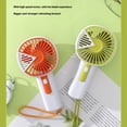 thumbnail image 5 of Triangular Stitching Lanyard Fan, Portable Handheld Cooling Device With Thickened Protective Mesh, for Outdoor Travel, A, 5 of 5
