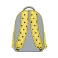 thumbnail image 3 of Bee Lovers Cute School Backpack – Honeycomb and Bumble Bee Print Pattern with Cartoon Yellow Hive Design, 3 of 6