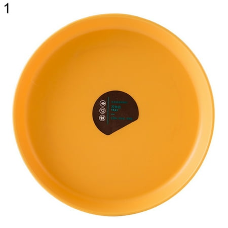 

COOLL Washable Spit Bone Dish Smooth Edge Plastic Colorful Smooth Fruit Plate Household Supplies