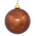 thumbnail image 1 of Vickerman 6" Shiny Shatterproof Christmas Ball Ornament - Brown, 1 of 1