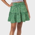 thumbnail image 2 of GPOECD Jupe Courte Femme Mode Fête Robe en Maille à Paillettes Tempérament Bas Banane Jupe pour Femmes 01_Green,TTG, 2 of 4