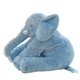 thumbnail image 2 of Grande suave lindo almohada peluche elefante Animal juguete niños regalo Ablue60cm, 2 of 2