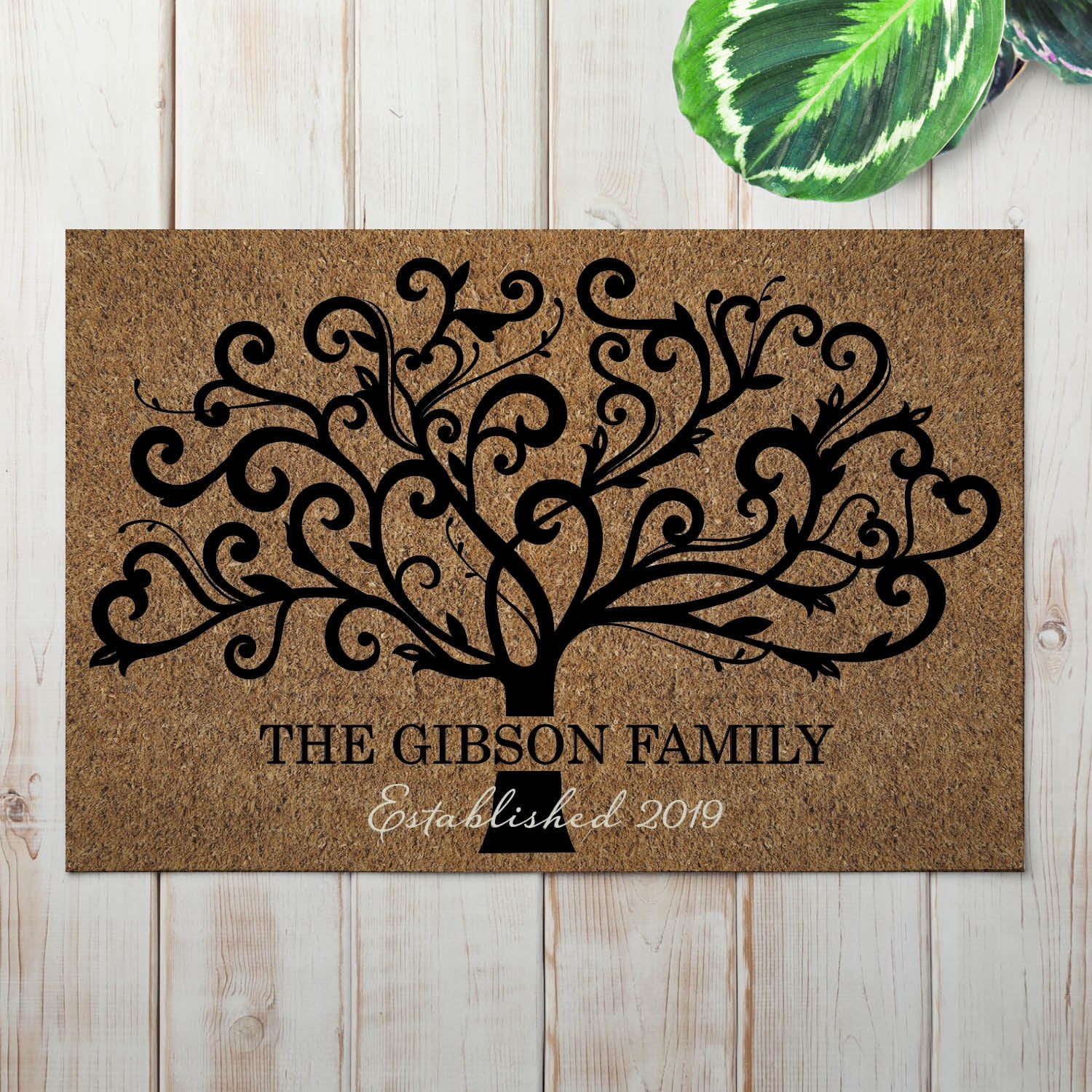 Family Tree Personalized Doormat