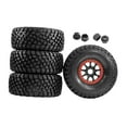 thumbnail image 3 of figatia 1/7 1/8 Short Cards RC Car Tires Components Remote Controlled Car Wheel Rims Red, 3 of 9