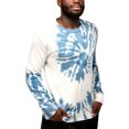 thumbnail image 4 of X RAY JEANS Mens Tie Dye Crewneck Sweater, Navy/White, S, 4 of 6
