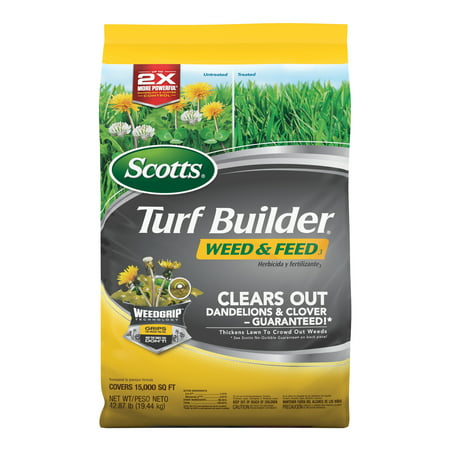 Scotts Turf Builder Weed & Feed 3, Covers up to 15,000 sq. ft.