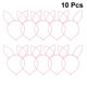 thumbnail image 2 of 10pcs Plush Rabbit Ear Headbands Adorable Hair Hoops Hair Accessories for Kids Girls (Pink), 2 of 3