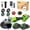 Angle grinder + 2 batteries, variant on DGB Cordless Brushless Angle Grinder, 21V Rechargeable Lithium Power Grinder Tool, Portable Electric Cut Off Grinder for Metal Cutting Wood Grinding Rust Removal Home DIY Renovation Work