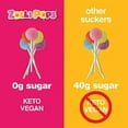 thumbnail image 3 of Zollipops Clean Teeth Lollipops AntiCavity Sugar Free Candy with Xylitol for a Healthy Smile Great for Kids Diabetics and Keto Diet 3.1oz, Orange, 15 Count, 3 of 5