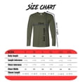 thumbnail image 2 of Gildan Adult’s Softstyle Cotton Long Sleeve T-Shirt – 64400, Military Green Bulk 3 Pack, S, 2 of 5
