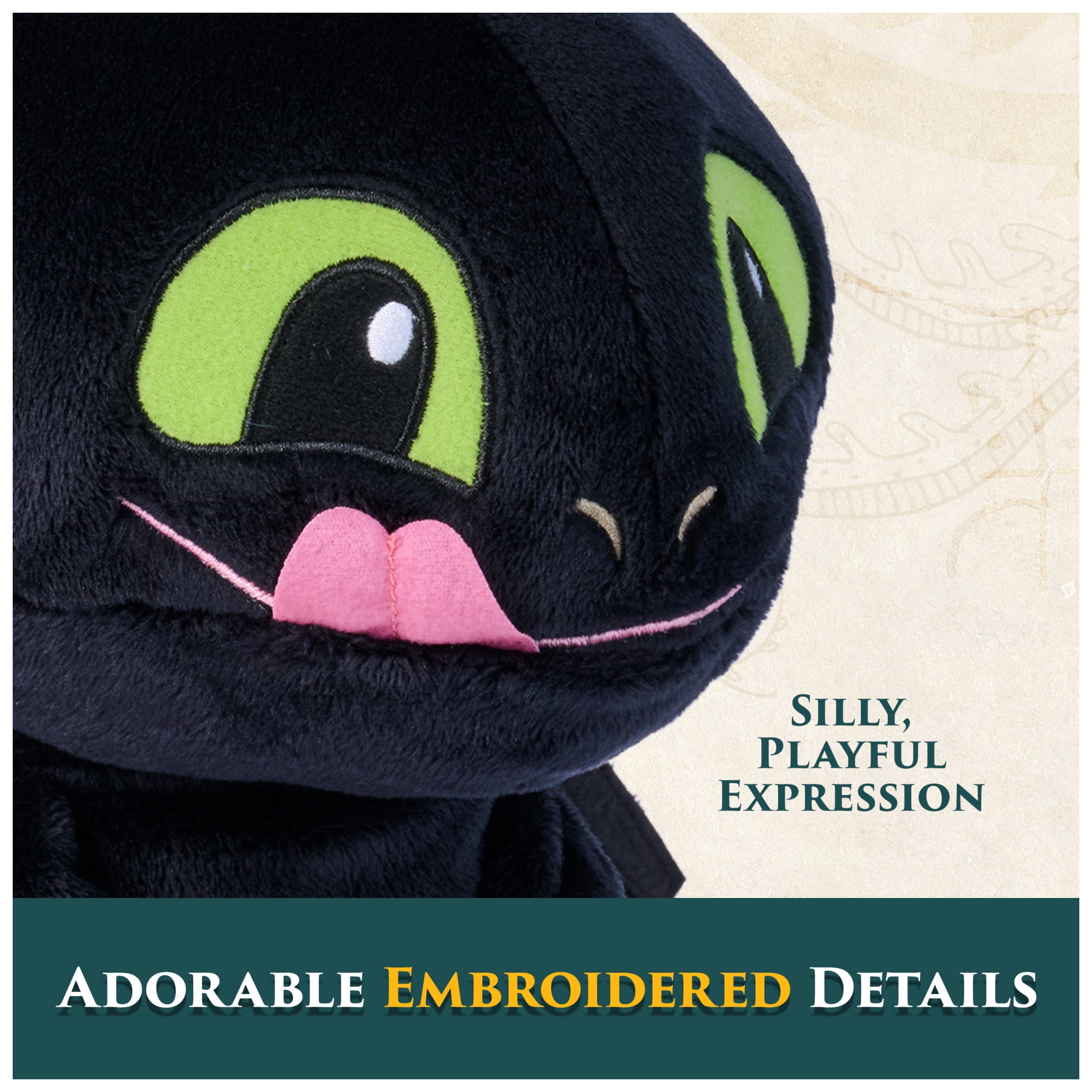 Dreamworks Dragons How to Train Your Dragon, Cuddly Toothless Plush for Ages 3+