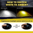 thumbnail image 5 of Lasfit 5202 5201 PSX24W LED Fog Light Bulbs, Switchback 60W 6000LM Amber/ White 2 Modes | 2 Bulbs, 5 of 10