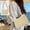 Beige-BG, variant on MMJ Purses For Women Tote Bag Woven Shoulder Handbag Chain Strap Storage Commuter Travel Shopping Beach 9.45x7.09x2.76in