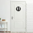 thumbnail image 2 of Unisex Bathroom Signs-Cute Bathroom Wall Decor-Funny Restroom sign (True black), 2 of 3