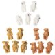 thumbnail image 2 of 5PCS Kawaii Small Bears Plush Soft Toys Pearl Velvet Dolls Gifts Mini Teddy Bear MAY7-A, 2 of 5
