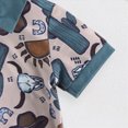 thumbnail image 5 of Western Baby Boy Summer Clothes 0 3 6 12 18 Months Cow Print Short Sleeve Polo Romper Bodysuit One Piece Jumpsuit Outfits Kaprioy Boys Graduation Outfit, 5 of 7