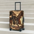 thumbnail image 4 of Salouo Western Skeleton Cowboy Horse Pattern Travel Dust-proof Suitcase Cover, Softside Suitcase Protector Luggage Cover Protector for 18-32inch ,Not Included Suitcase, 4 of 8