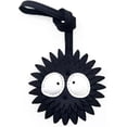 thumbnail image 1 of 1 pc black charcoal briquette bag charm, fun fashion bag accessory key charms, 1 of 5