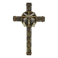thumbnail image 5 of Set Of 3 Rustic Western Star Horseshoe Cowboy Horse And Pistols Wall Crosses, 5 of 9