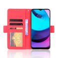 thumbnail image 3 of Case for Motorola MOTO E20 Cover Adjustable Detachable Card Holder Magnetic closure Leather Wallet Case - Red, 3 of 5
