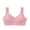 Pink, variant on Women's Sports Bras Pull on Wide Strap No Underwire Push up Bralette Comfortable Padded Low Impact Bras S-2XL