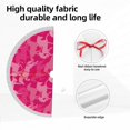 thumbnail image 7 of Christmas Tree Skirt, Modern Minimalist Cool Horse Pink Christmas Tree Decorations Indoor, Tree Skirts Mat With Tassel Trim for Halloween New Year Holiday Christmas Party Decor 30 Inches, 7 of 7