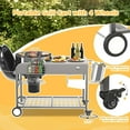 thumbnail image 4 of Premium Grill Table  Original Kettle, Outdoor Grill Cart With Wheels, 4 of 7