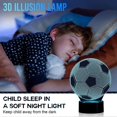 thumbnail image 2 of SZTXJ 3D LED Night Light Optical Illusion Lamp Children's Night Light for Bedroom Bedside Table Daughter Son Surprise Birthday Gift Creative Atmospher, 2 of 5