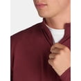 thumbnail image 4 of Athletic Works Men's ButterCore Quarter Zip Pullover, Sizes S-3XL, 4 of 5