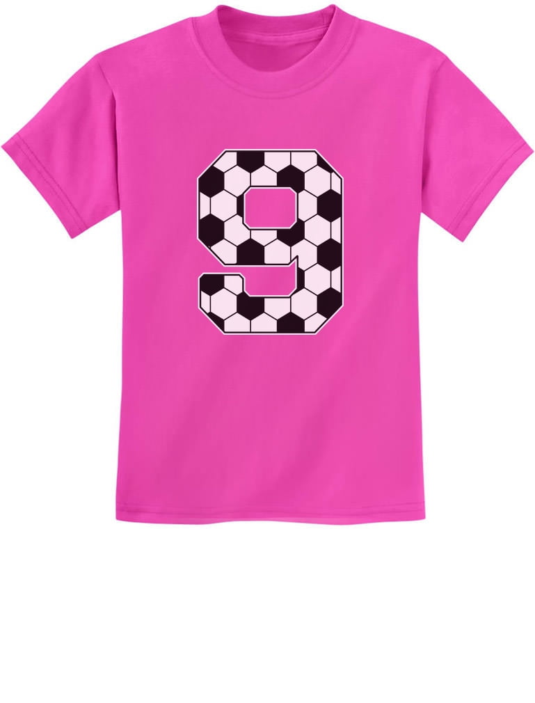 Outfit Youth Perfect Fun Celebratory Sports Birthday & Unisex Soccer Soccer-Themed Birthday Apparel - Unique T-Shirt - Gift - - Tstars Kids Lovers Party for Boys Tee 9th