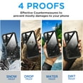 thumbnail image 6 of AICase for iPhone 16 Plus Case, Waterproof Built-in Screen Protector, [12 FT Military Drop Proof] [Full Body Shockproof] [Dustproof] [IP68 Underwater] Phone Case for iPhone 16 Plus 6.7''- Black, 6 of 10