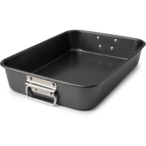 Lasagna Pan with Handles, 15x10x3 Inch Bakeware for Oven, Nonstick Rectangular Roasting Pan, Deep Baking Dish for Cake and Brownie, Heavy Duty