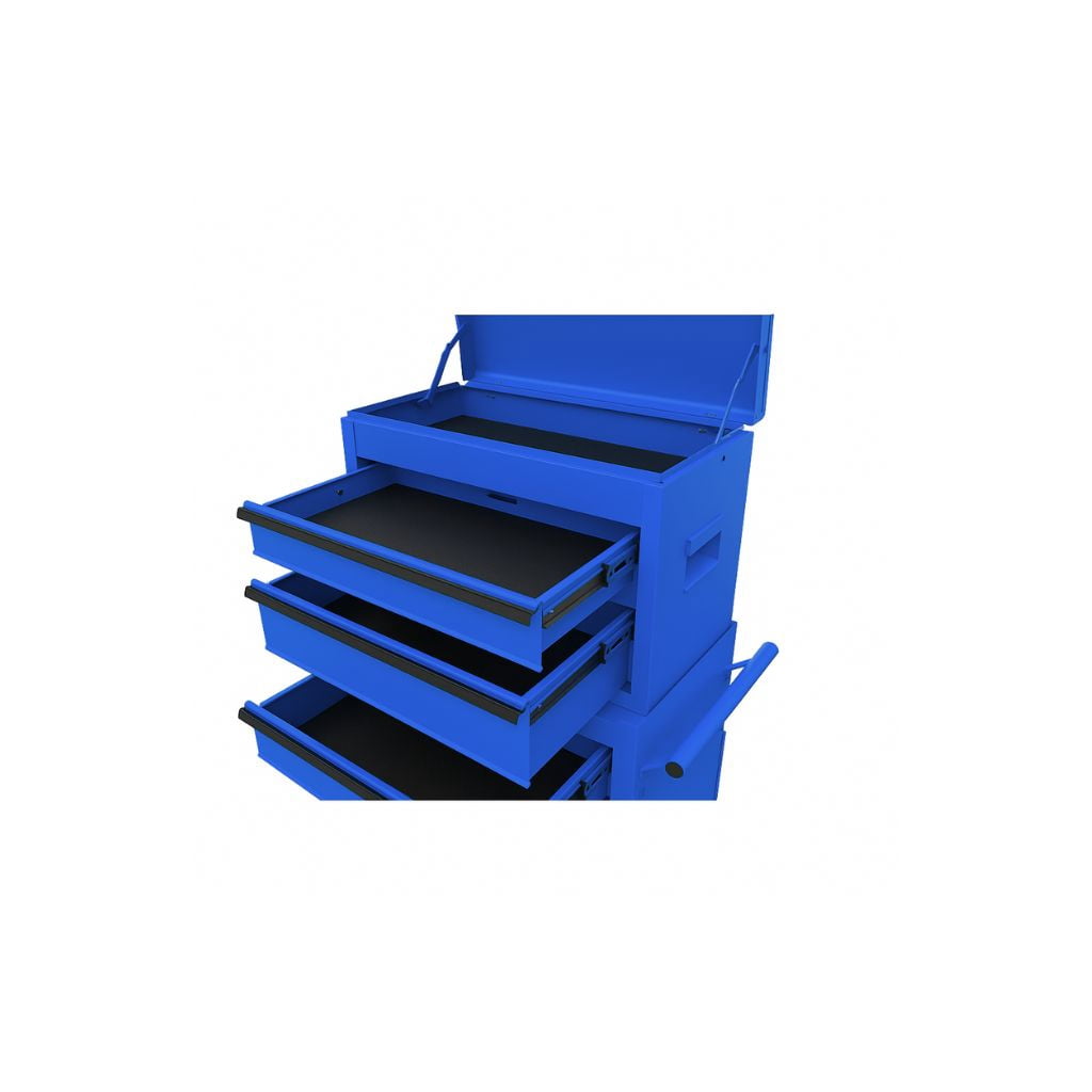 Hyper Tough 20-Inch Heavy Duty Steel Tool Chest, 300 lbs Capacity, Blue