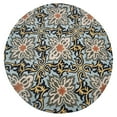 thumbnail image 6 of Rugsotic Carpets Hand Tufted Wool Eco-Friendly Area Rugs - 8'x8', Round, Blue, Modern Contemporary Design, High Pile Handmade Anti Skid Rugs for Living Room, Bed Room (K00722), 6 of 6