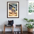 thumbnail image 3 of Art.com Night, Blimps over Central Trust, Akron, Ohio Art Print, Brown Frame Wall Art, 32" x 44", 3 of 5