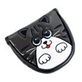 thumbnail image 4 of Cubierta de la cabeza del palo de golf Macarena Universal Golf Club Headcover PU Cuero Negro, 4 of 7
