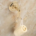 thumbnail image 1 of Ganchos Para Batas De Doble Punta, Fácil De Instalar, Gancho Para Abrigos De Doble Punta Montado En La Pared, Acabado Dorado Para Baño, 1 of 8